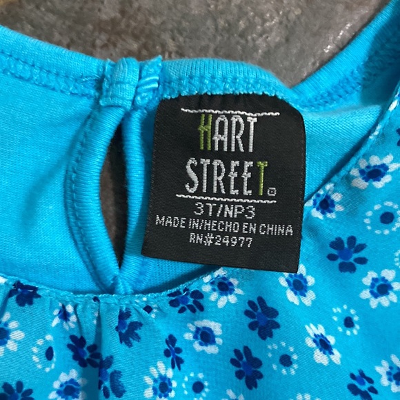 Hart Street Gorgeous Blue Top Size 3T - Picture 4 of 10